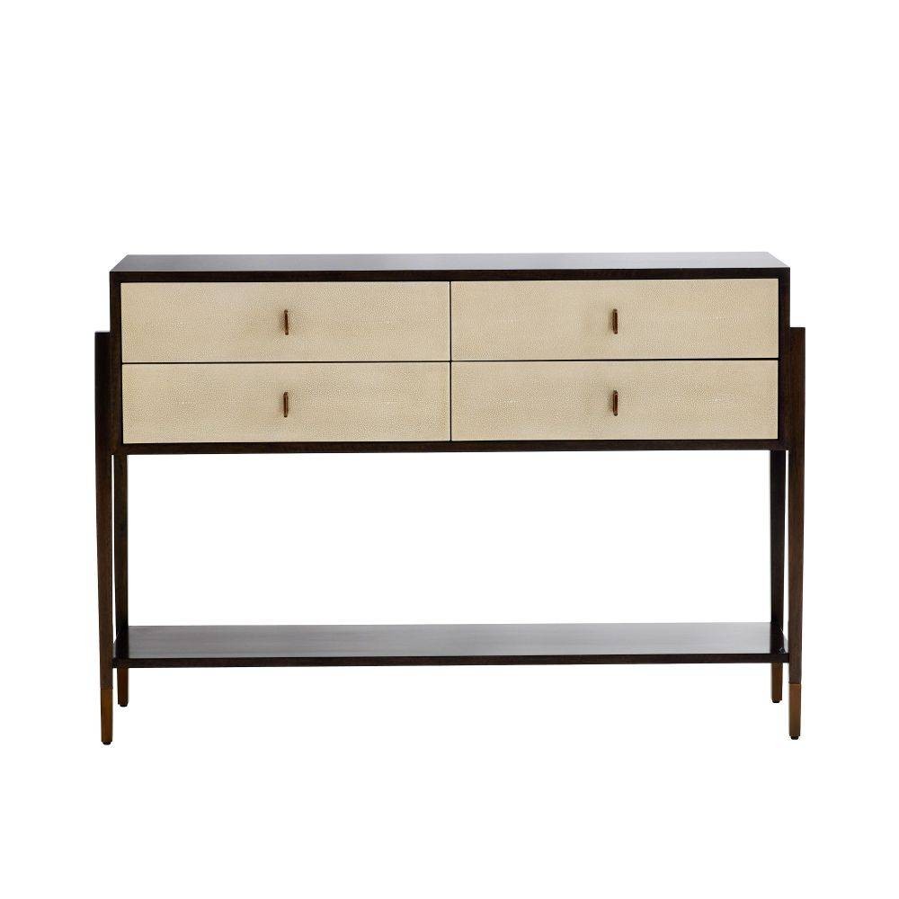 Arteriors - 5701 - Console - Nora - Placage en eucalyptus bringé