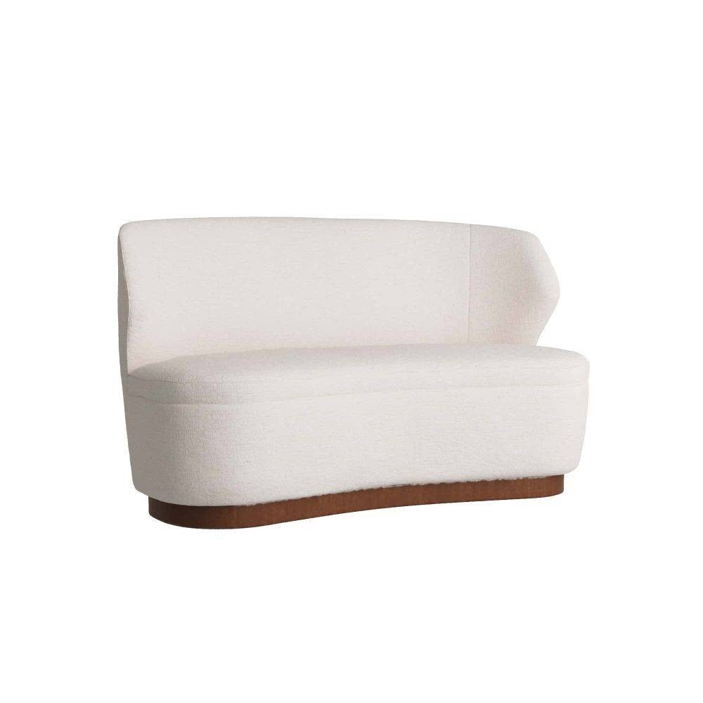 Arteriors - 8176 - Canapé - Pasadena - Cloud Boucle/Noyer foncé