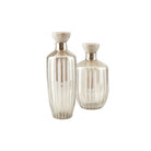 Arteriors - ARI11 - Carafes, lot de 2 - Arielle - Lueur fumée