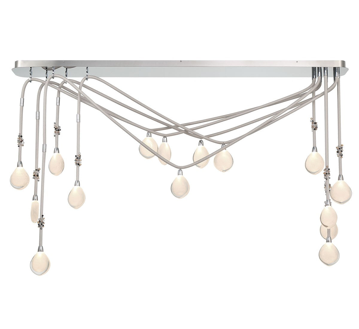Lib & Co. Canada - 12177-01 - LED Chandelier - Bellissima - Silver Sleeves