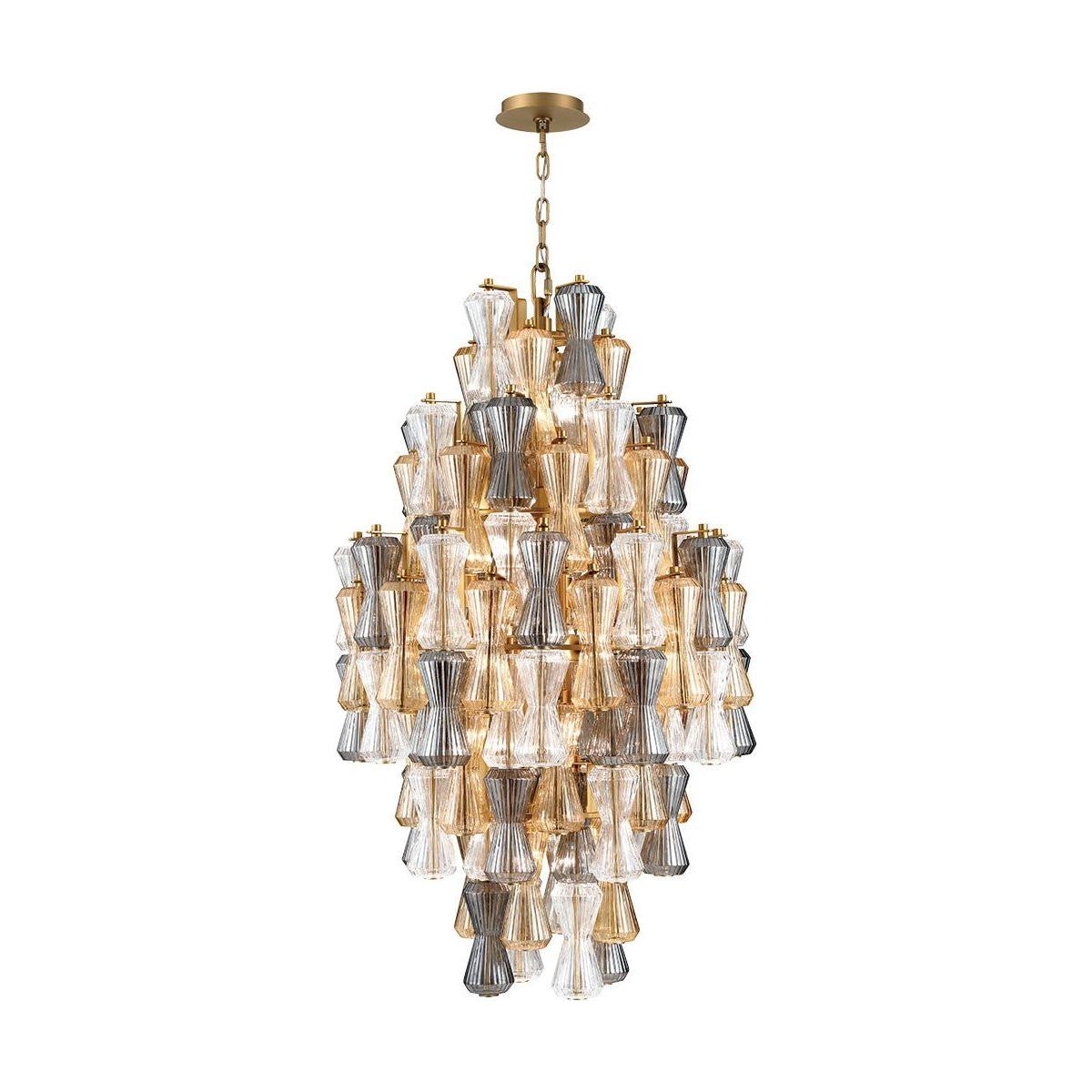 Lib & Co. Canada - 12201-022 - 20 Light Chandelier - Veneto - Aged Brass