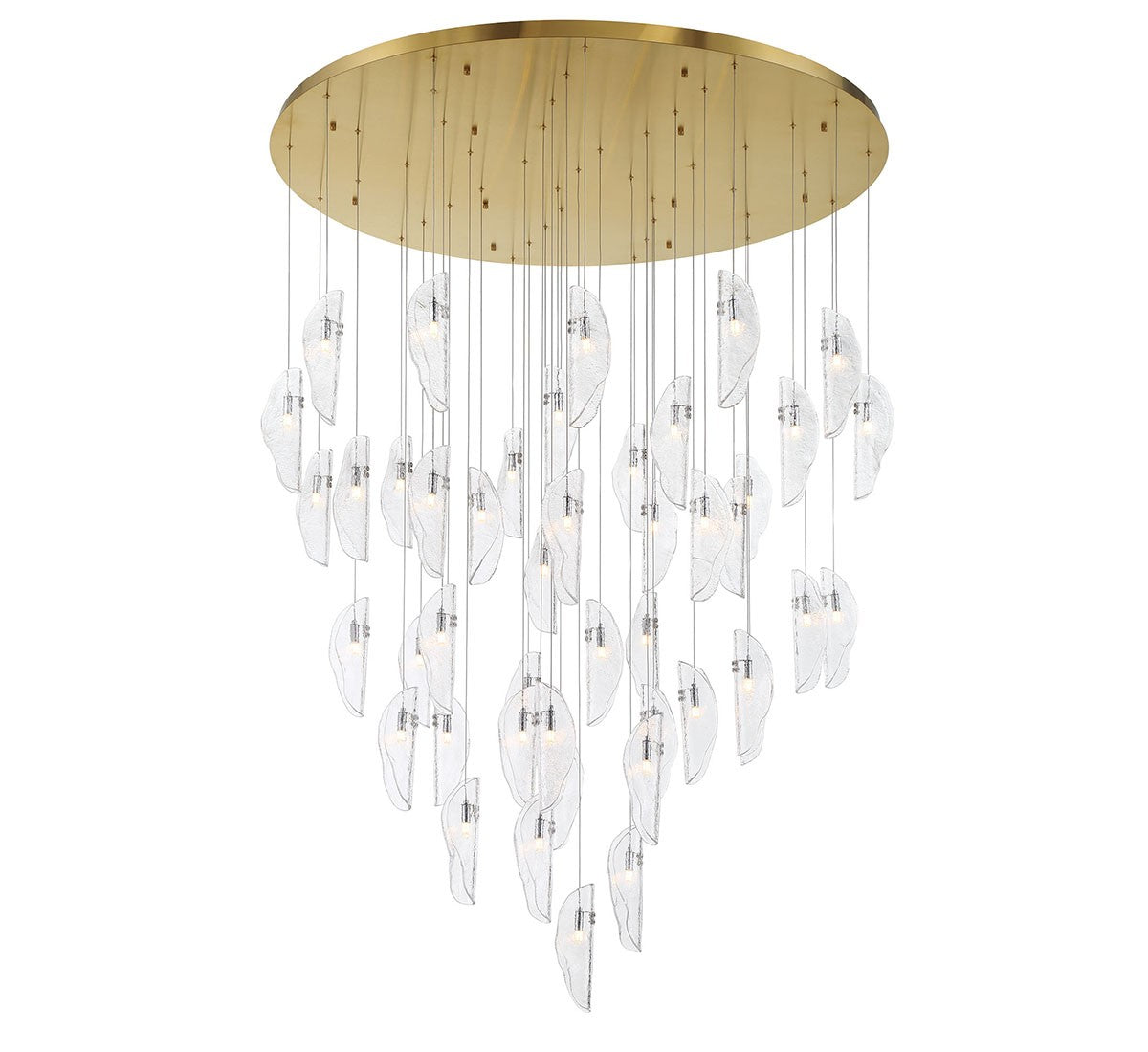 Lib & Co. Canada - 12219-017-07 - LED Chandelier - SORRENTO - Plated Brushed Gold