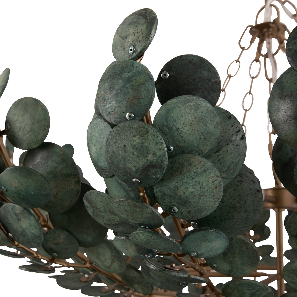 Arteriors - DMS14 - Chandelier - Bilal - EucalyptusВ Coconut Shell