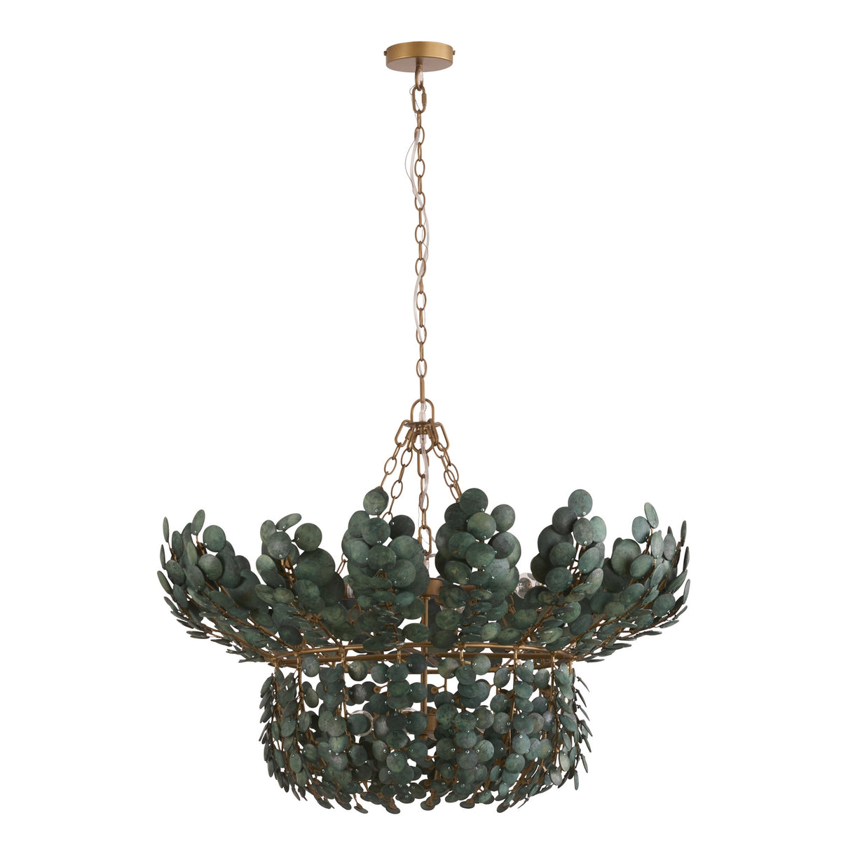 Arteriors - DMS14 - Chandelier - Bilal - EucalyptusВ Coconut Shell