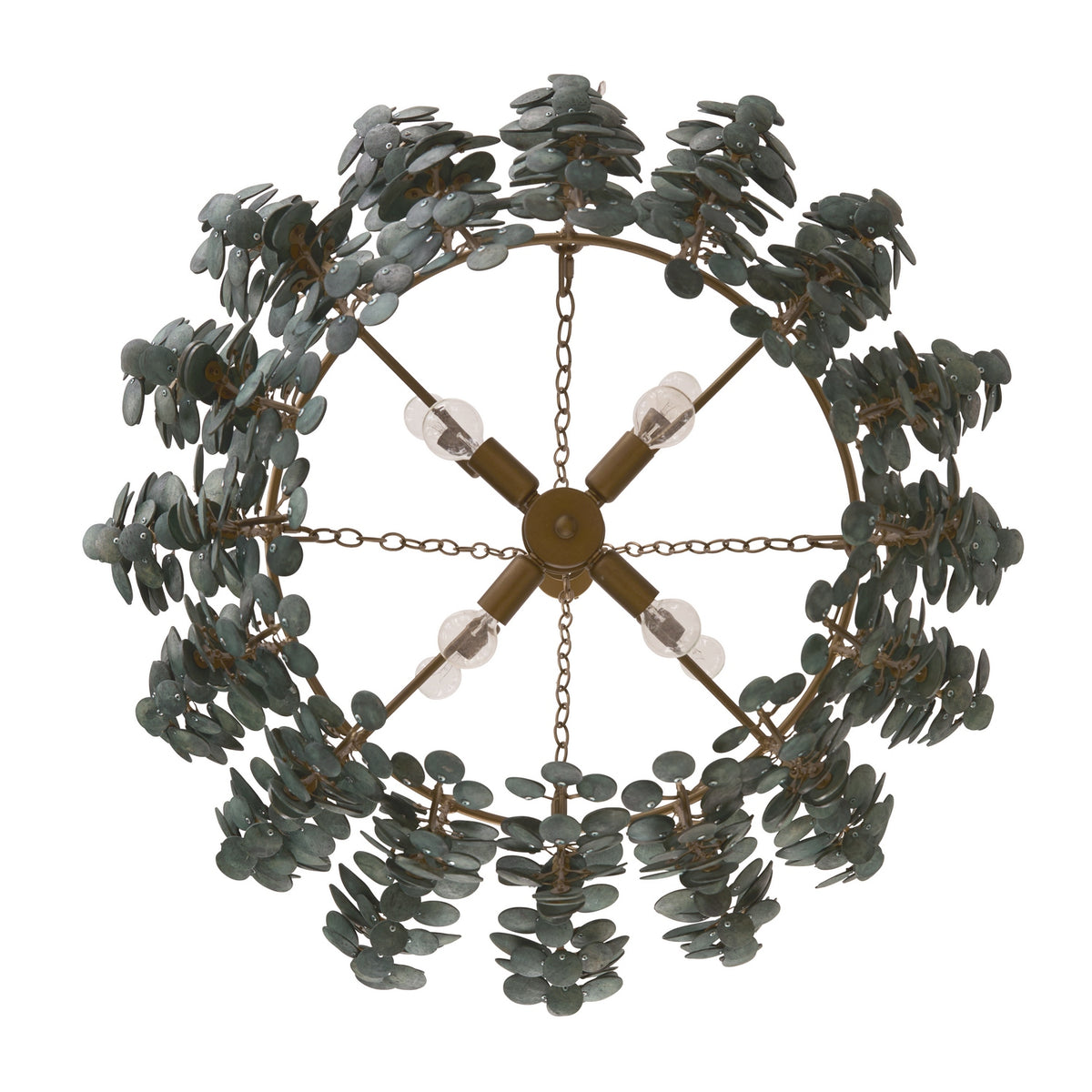 Arteriors - DMS14 - Chandelier - Bilal - EucalyptusВ Coconut Shell