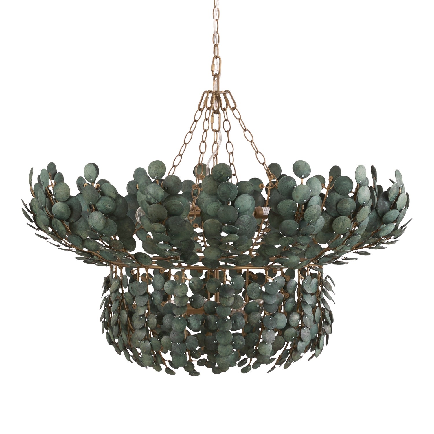 Arteriors - DMS14 - Chandelier - Bilal - EucalyptusВ Coconut Shell