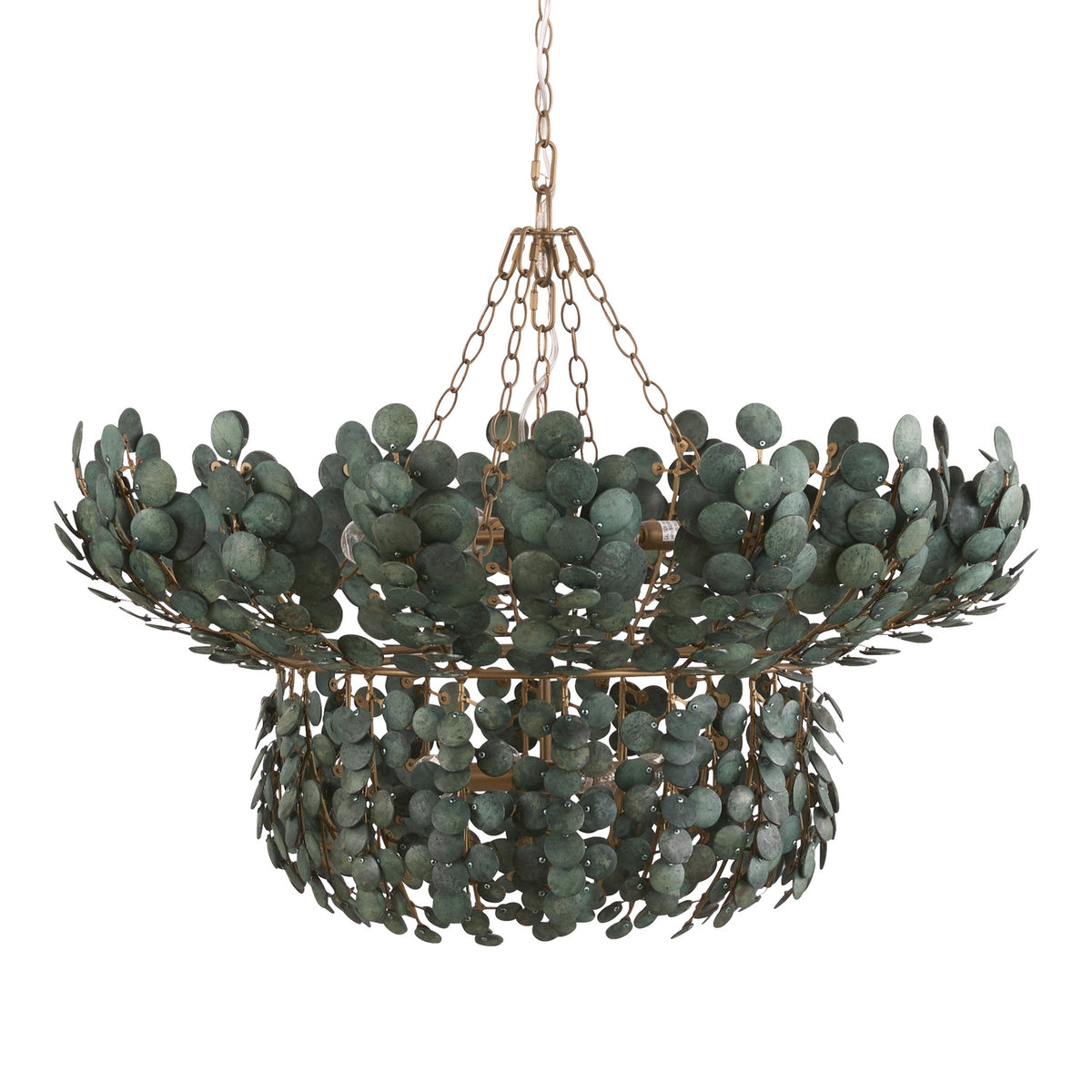 Arteriors - DMS14 - Chandelier - Bilal - EucalyptusВ Coconut Shell