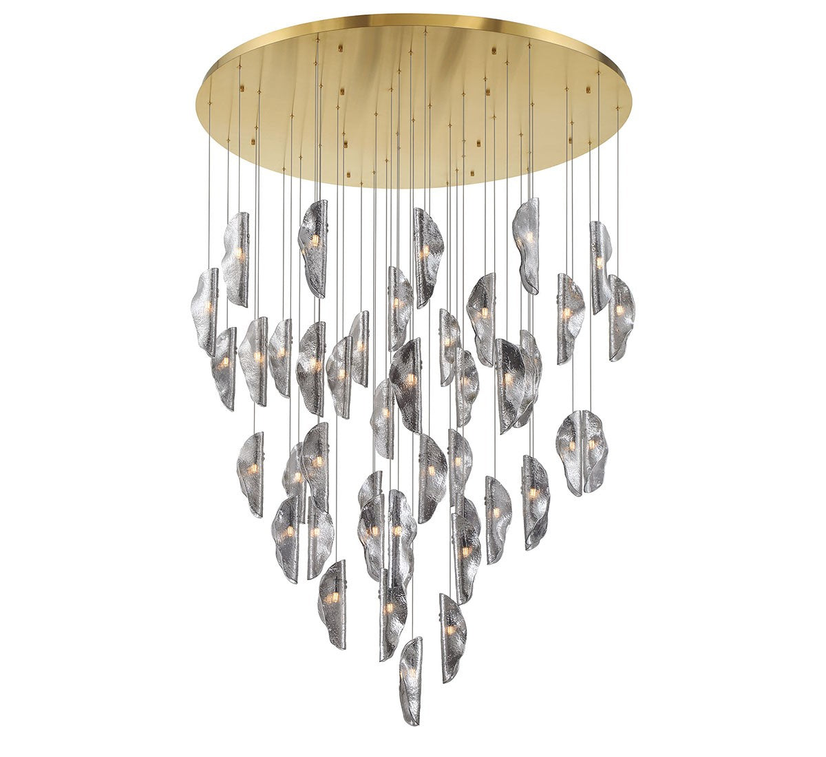 Lib & Co. Canada - 12219-019-07 - LED Chandelier - SORRENTO - Plated Brushed Gold