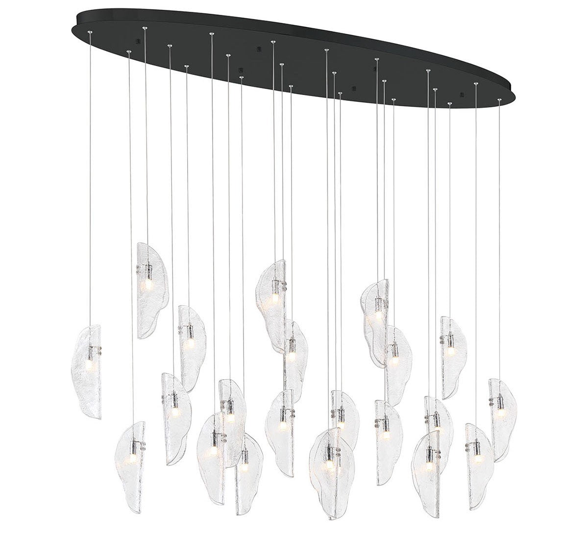 Lib & Co. Canada - 12220-017-02 - LED Chandelier - SORRENTO - Matte Black