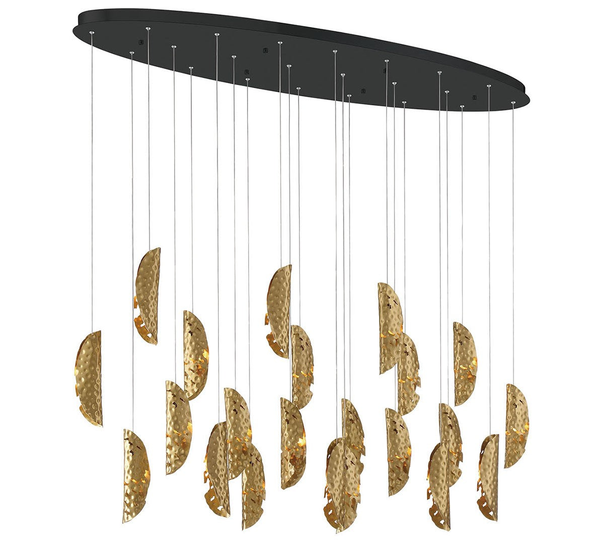 Lib & Co. Canada - 12220-020-02 - LED Chandelier - SORRENTO - Matte Black