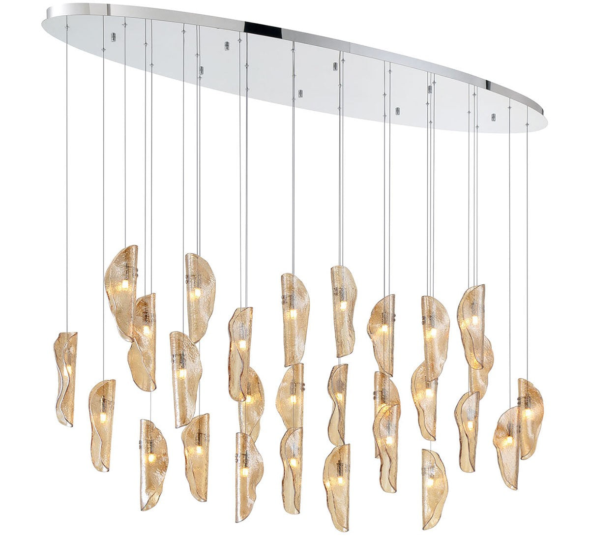 Lib & Co. Canada - 12221-018-01 - LED Chandelier - SORRENTO - Chrome