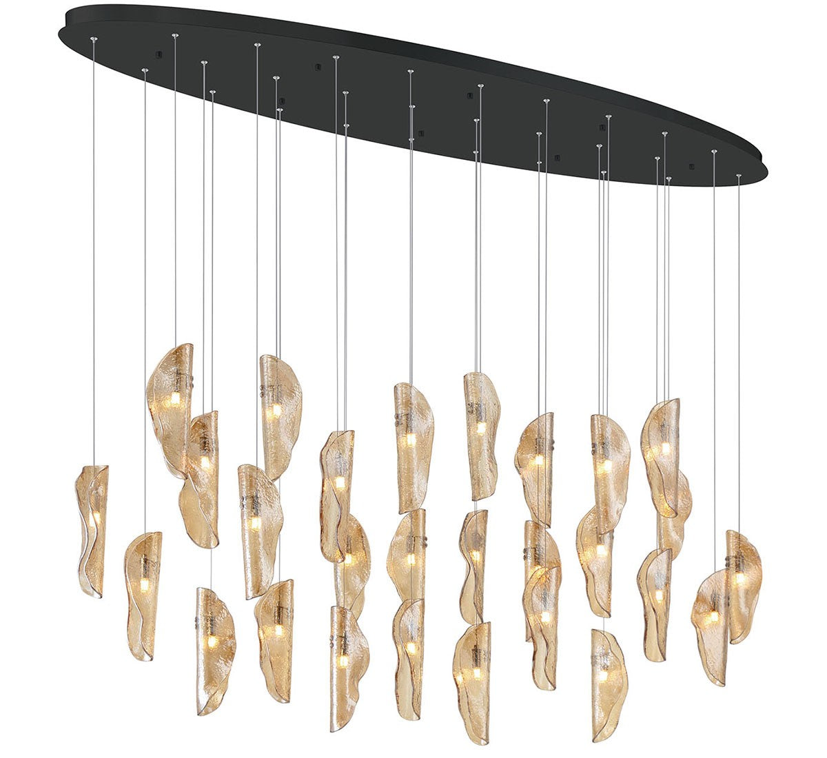 Lib & Co. Canada - 12221-018-02 - LED Chandelier - SORRENTO - Matte Black