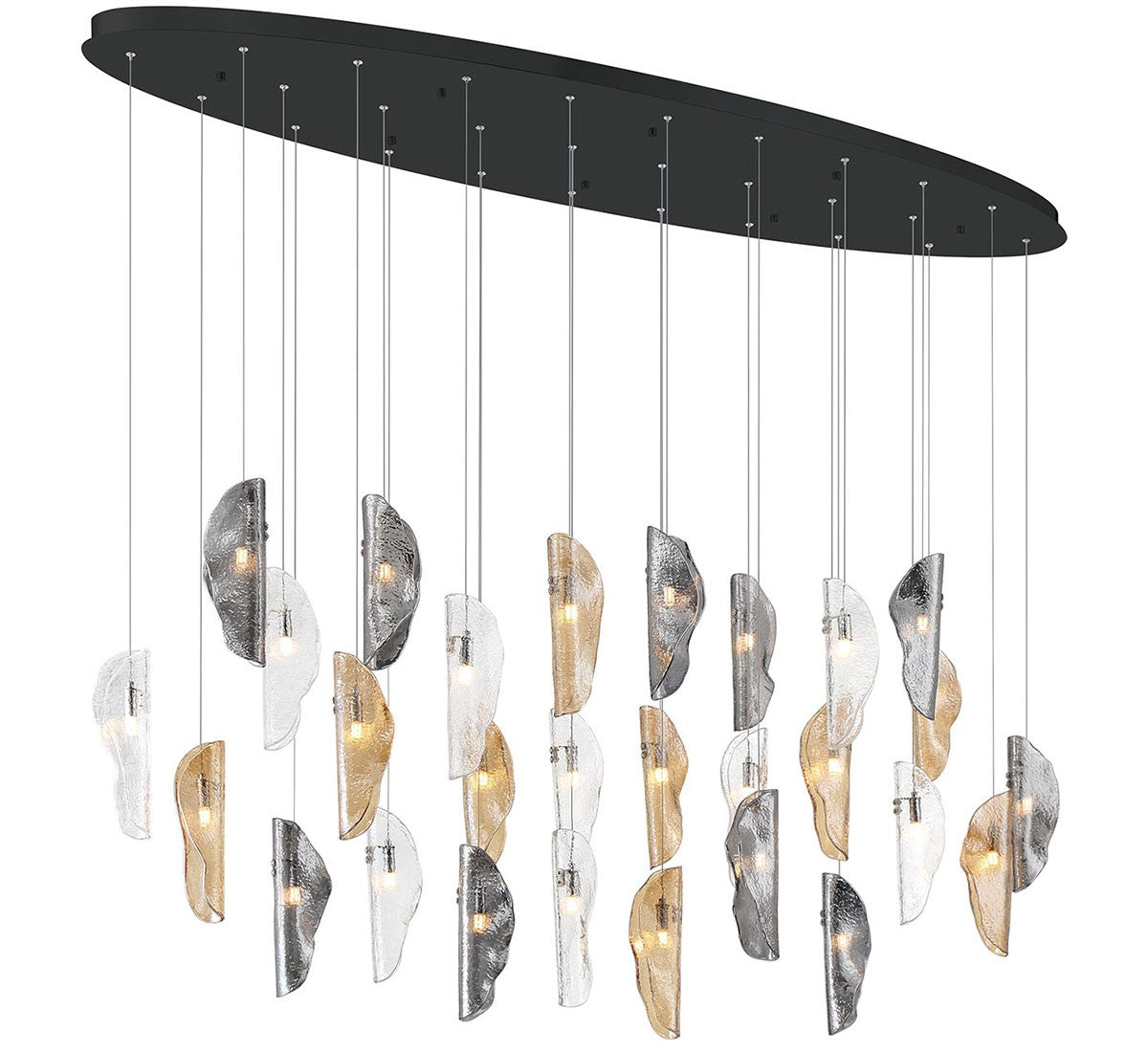 Lib & Co. Canada - 12221-023-02 - LED Chandelier - SORRENTO - Matte Black