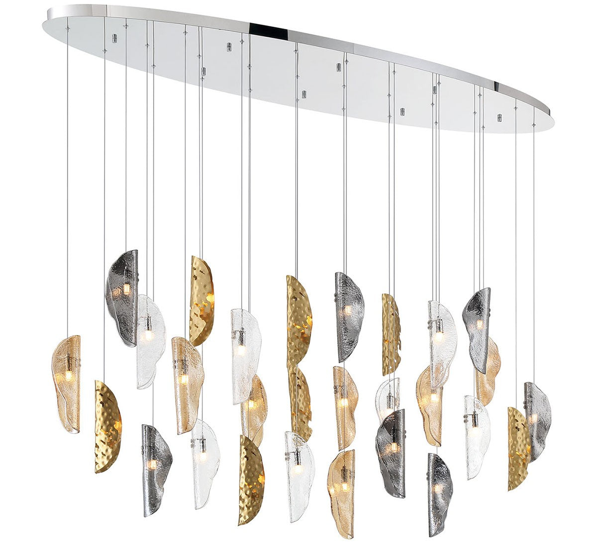 Lib & Co. Canada - 12221-024-01 - LED Chandelier - SORRENTO - Chrome