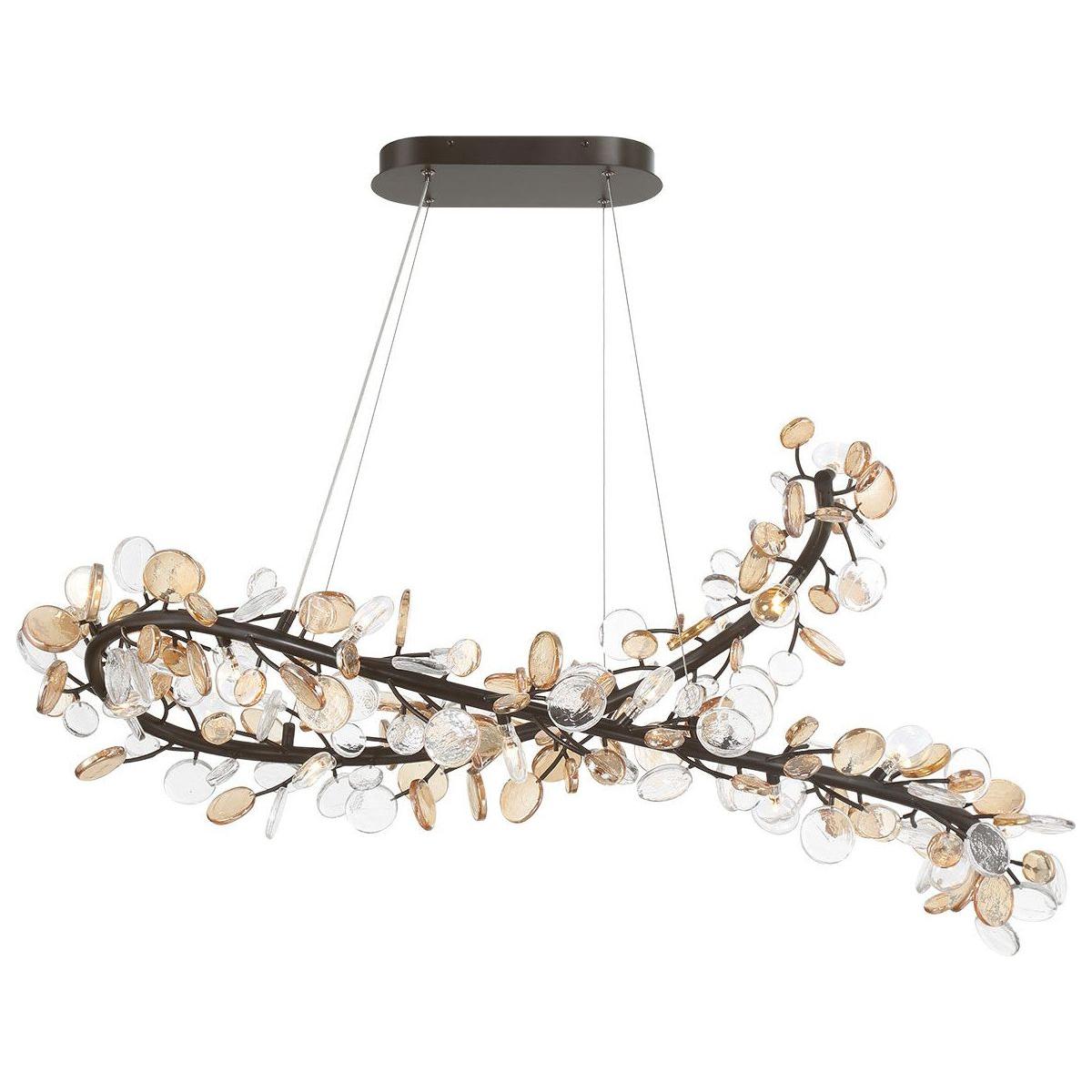 Lib & Co. Canada - 12223-043 - LED Chandelier - Pisa - Black with Gold Accent