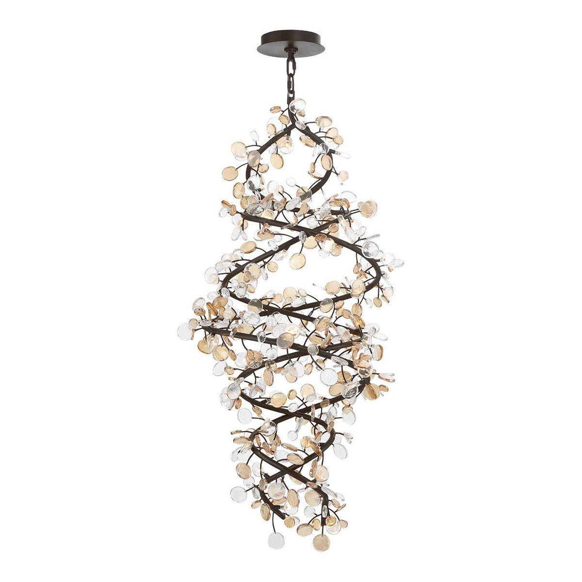 Lib & Co. Canada - 12224-043 - LED Chandelier - Pisa - Black with Gold Accent