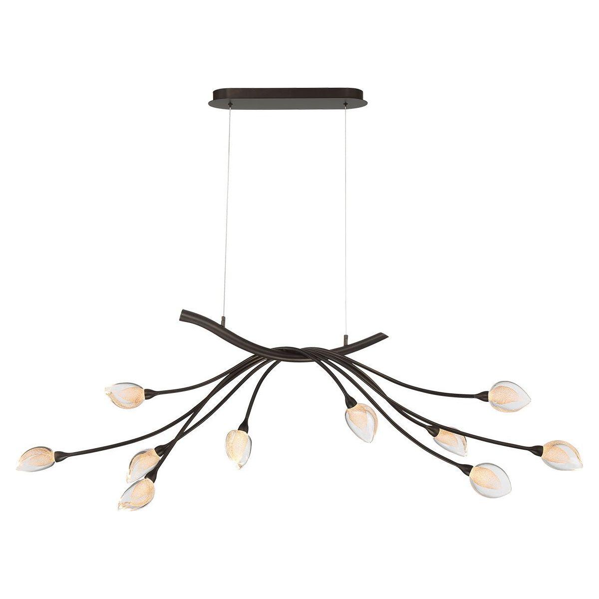 Lib & Co. Canada - 12233-043 - LED Chandelier - Modena - Black With Gold Accent