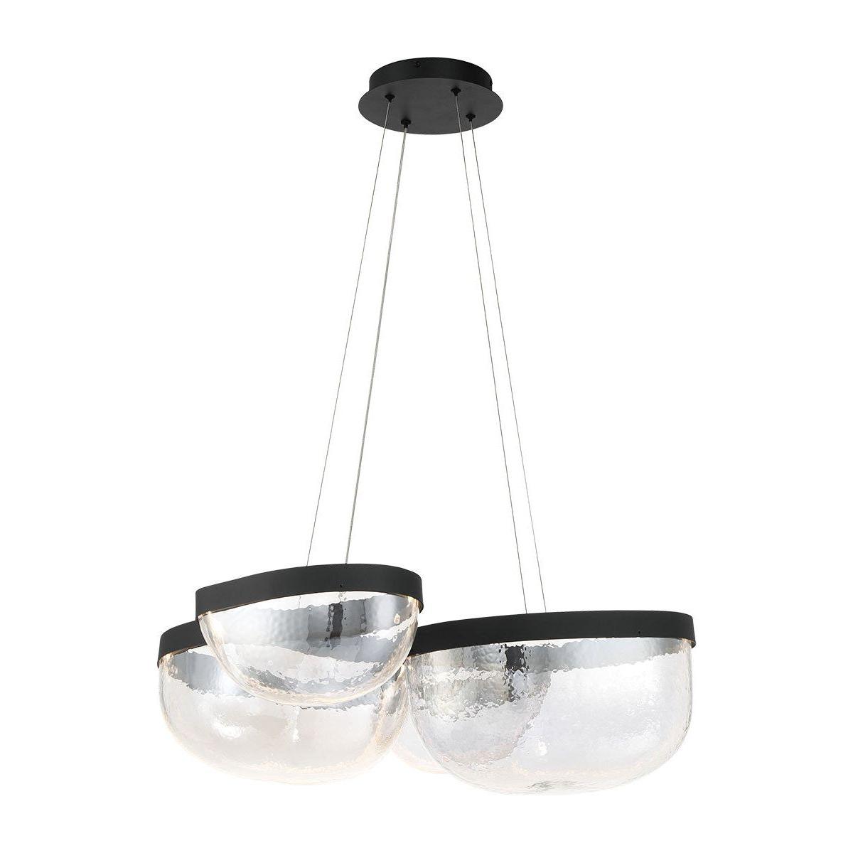 Lib & Co. Canada - 12236-08 - LED Chandelier - Aveah - Sand Black