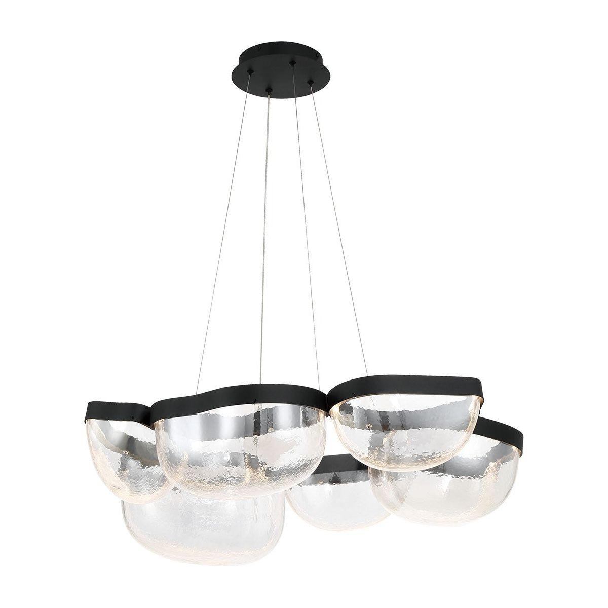 Lib & Co. Canada - 12237-08 - LED Chandelier - Aveah - Sand Black