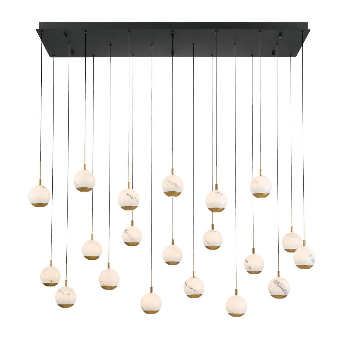 Lib & Co. Canada - 12240-02 - LED Chandelier - Baveno - Matte Black
