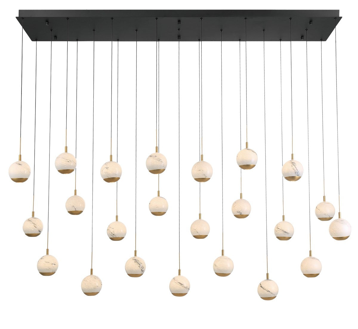 Lib & Co. Canada - 12241-02 - LED Chandelier - Baveno - Matte Black