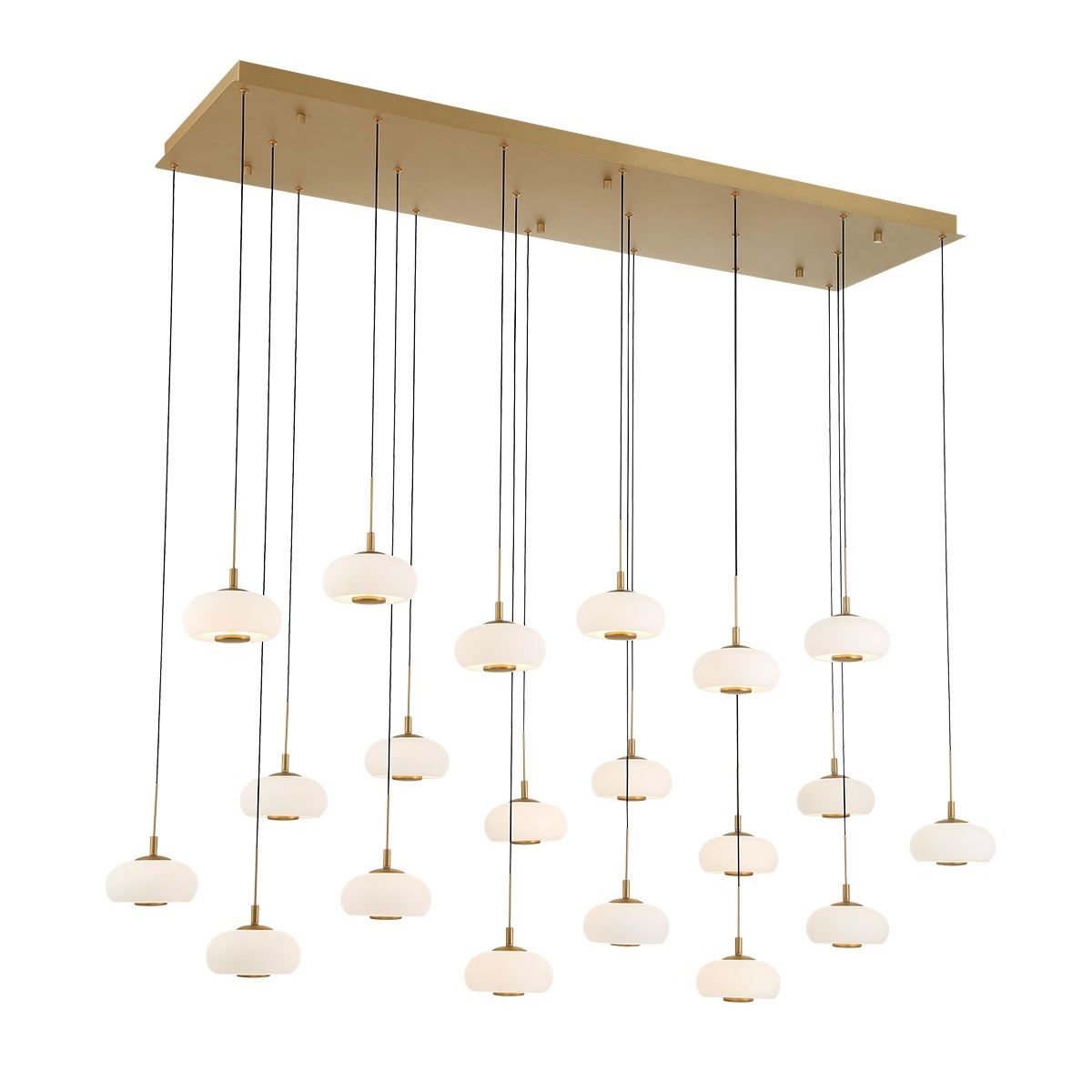 Lib & Co. Canada - 12242-030 - LED Chandelier - Adelfia - Painted Antique Brass