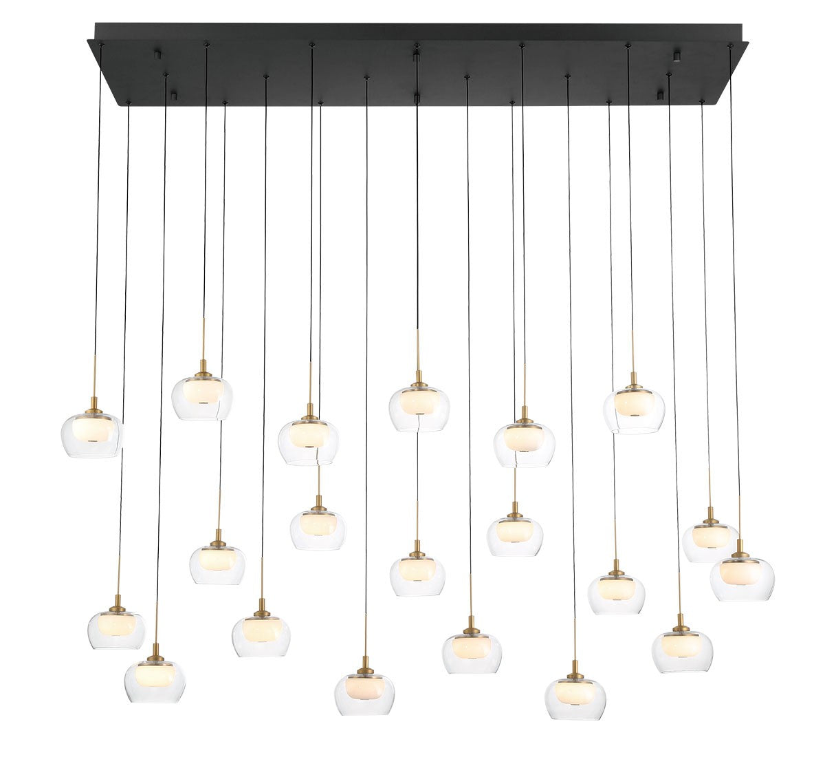 Lib & Co. Canada - 12244-02 - LED Chandelier - Manarola - Matte Black