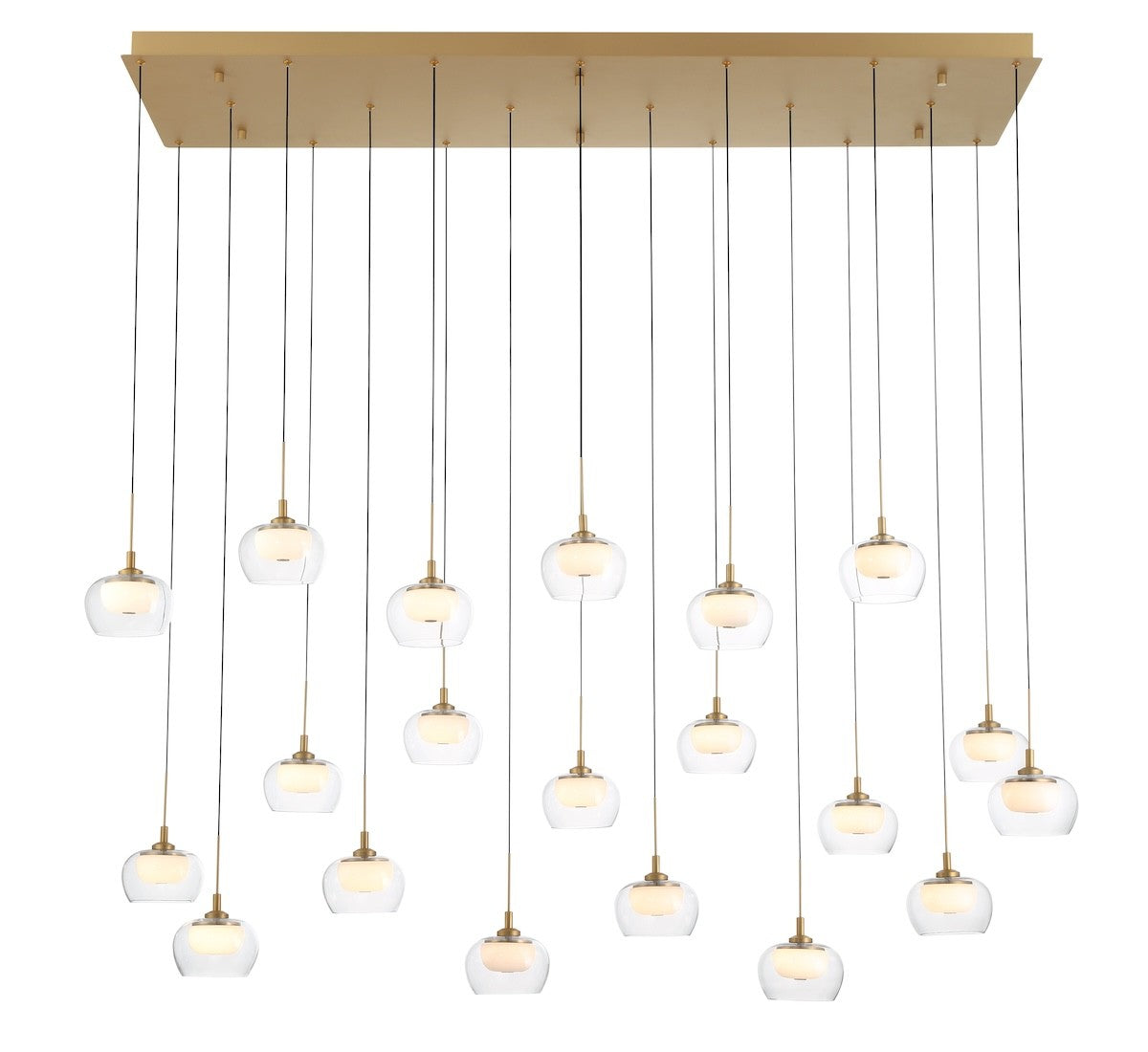 Lib & Co. Canada - 12244-030 - LED Chandelier - Manarola - Painted Antique Brass