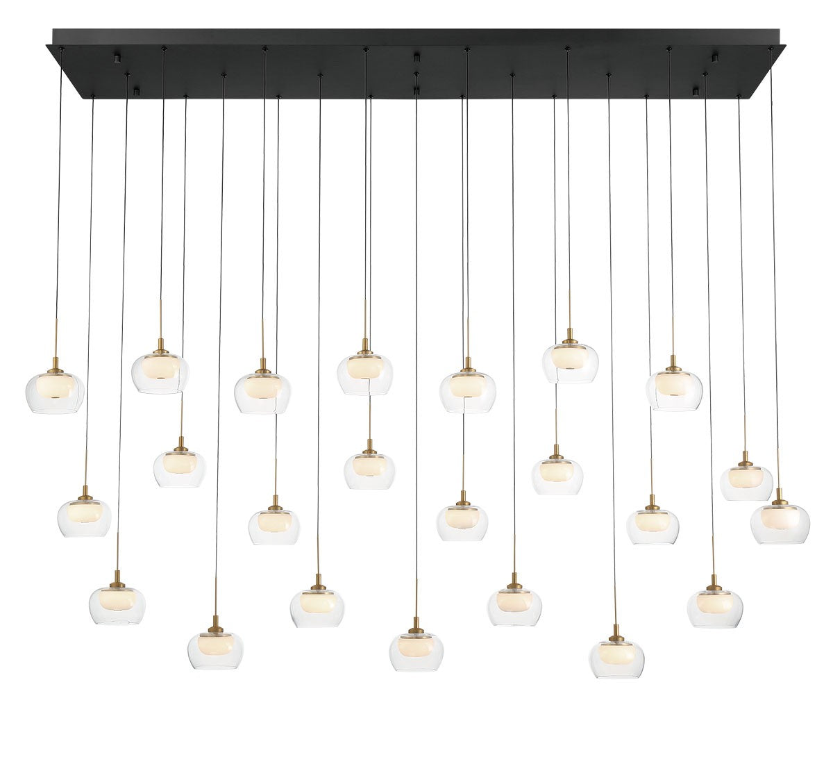 Lib & Co. Canada - 12245-02 - LED Chandelier - Manarola - Matte Black