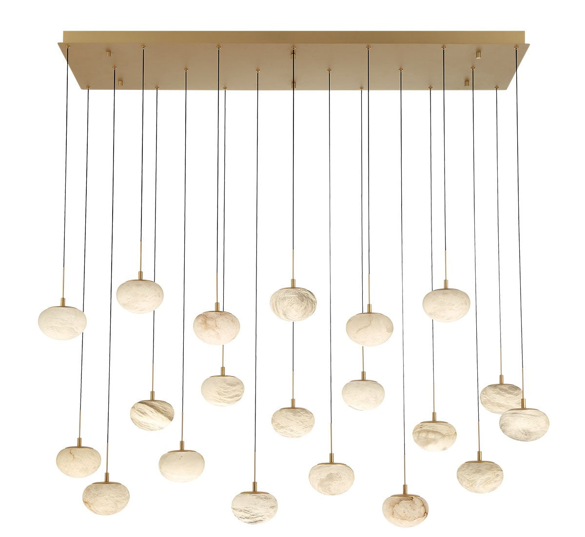 Lib & Co. Canada - 12247-030 - LED Chandelier - Calcolo - Painted Antique Brass