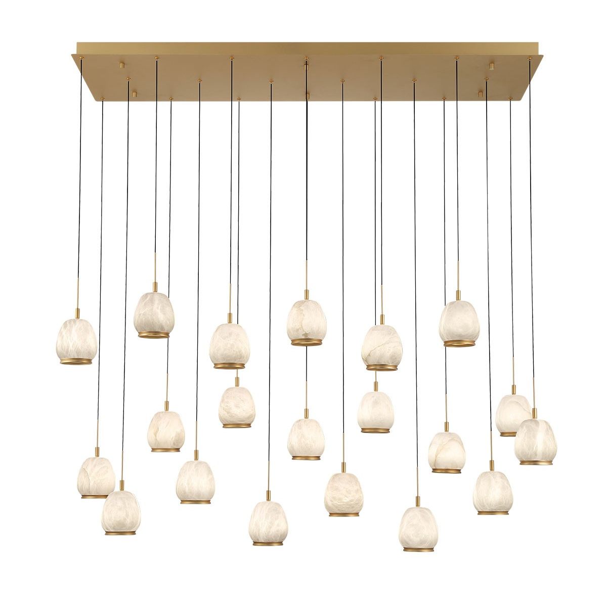 Lib & Co. Canada - 12250-030 - LED Chandelier - Lucidata - Painted Antique Brass