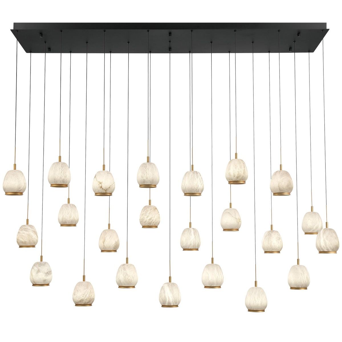 Lib & Co. Canada - 12251-02 - LED Chandelier - Lucidata - Matte Black