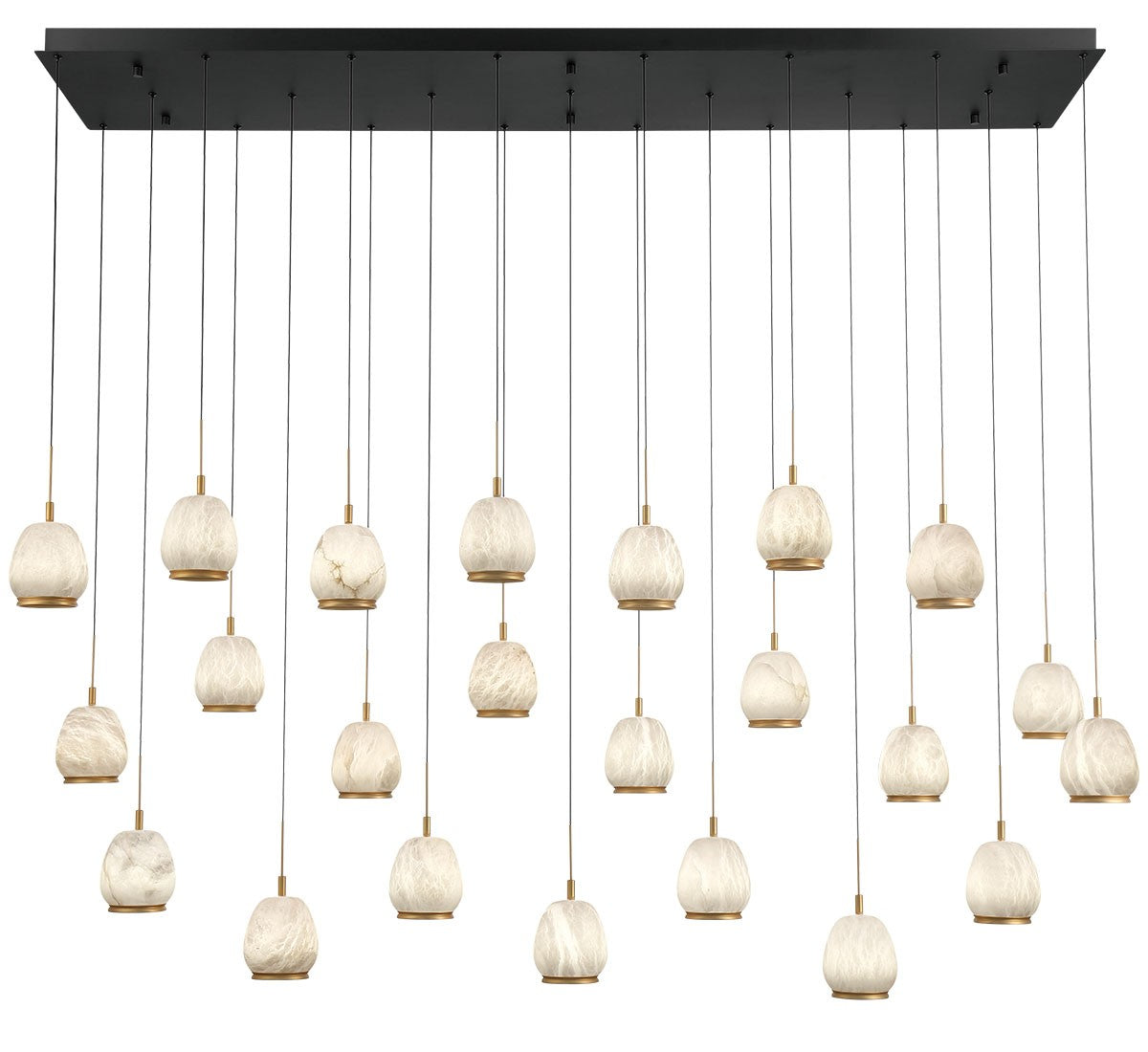 Lib & Co. Canada - 12251-02 - LED Chandelier - Lucidata - Matte Black