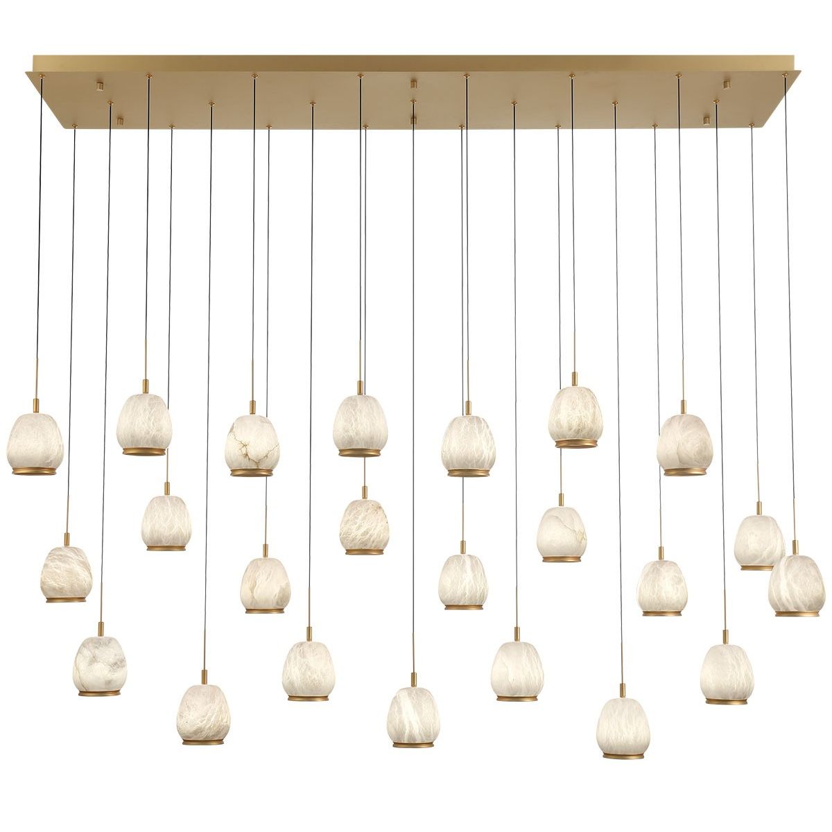 Lib & Co. Canada - 12251-030 - LED Chandelier - Lucidata - Painted Antique Brass