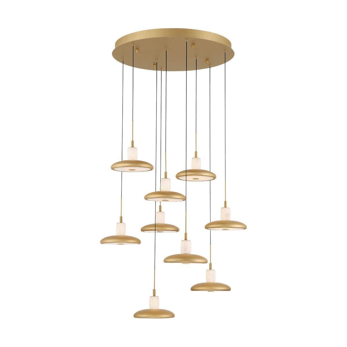 Lib & Co. Canada - 12254-030 - LED Chandelier - Mantova - Painted Antique Brass