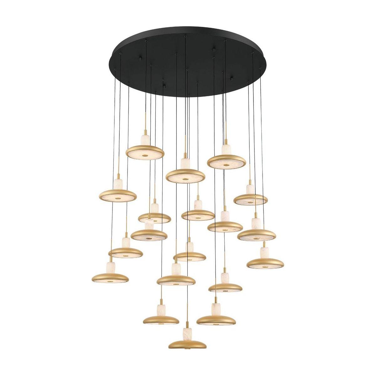 Lib & Co. Canada - 12255-02 - LED Chandelier - Mantova - Matte Black