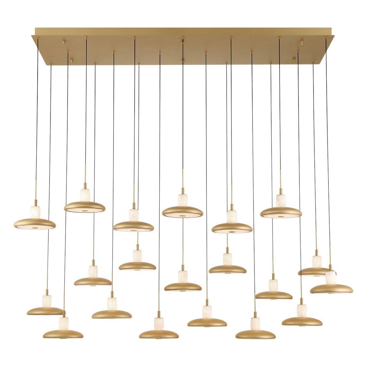 Lib & Co. Canada - 12260-030 - LED Chandelier - Mantova - Painted Antique Brass
