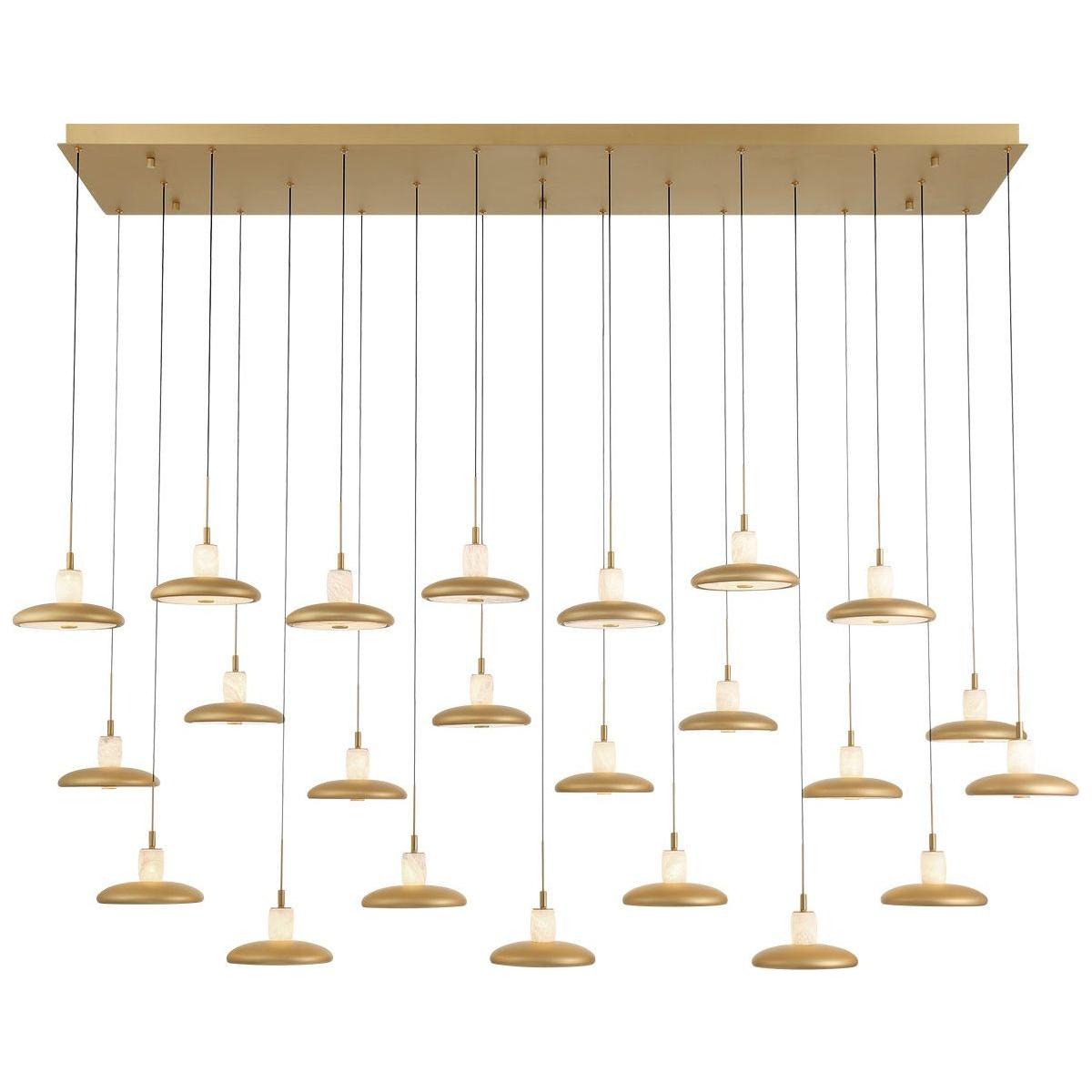 Lib & Co. Canada - 12261-030 - LED Chandelier - Mantova - Painted Antique Brass