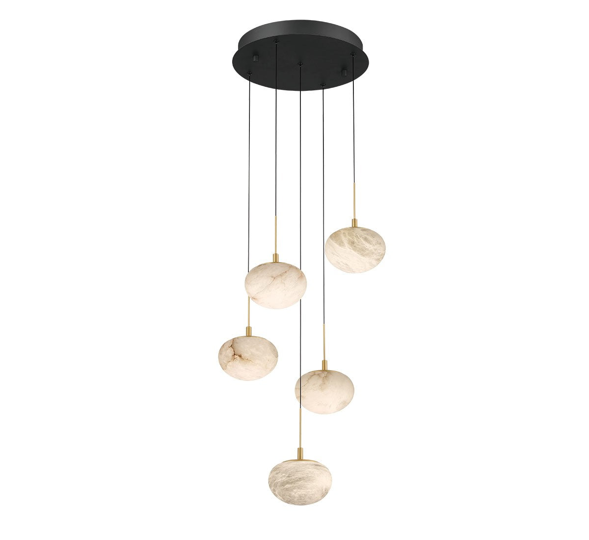 Lib & Co. Canada - 12262-02 - LED Chandelier - Calcolo - Matte Black