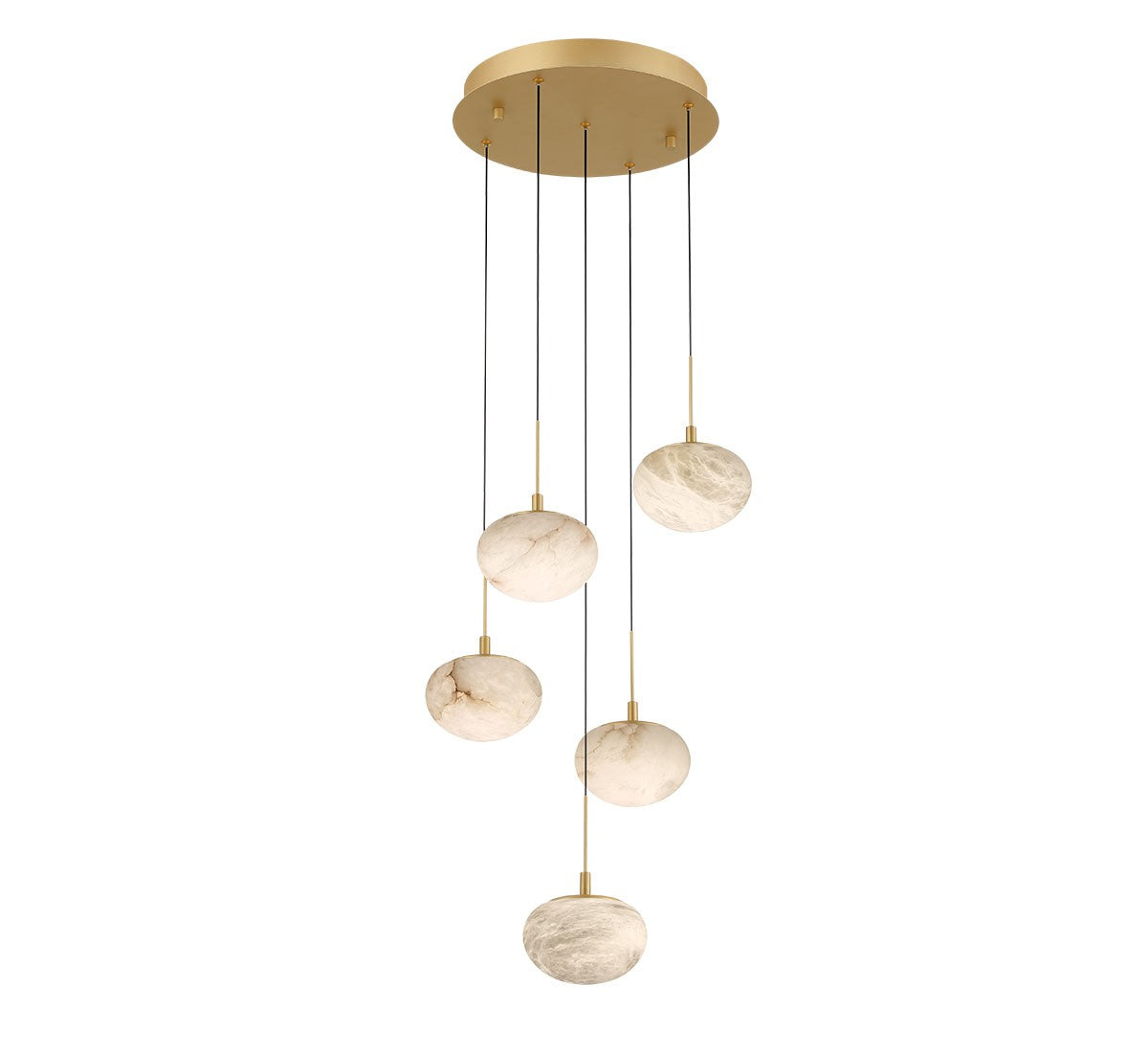 Lib & Co. Canada - 12262-030 - LED Chandelier - Calcolo - Painted Antique Brass