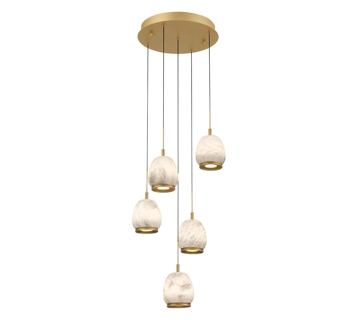 Lib & Co. Canada - 12263-030 - LED Chandelier - Lucidata - Painted Antique Brass