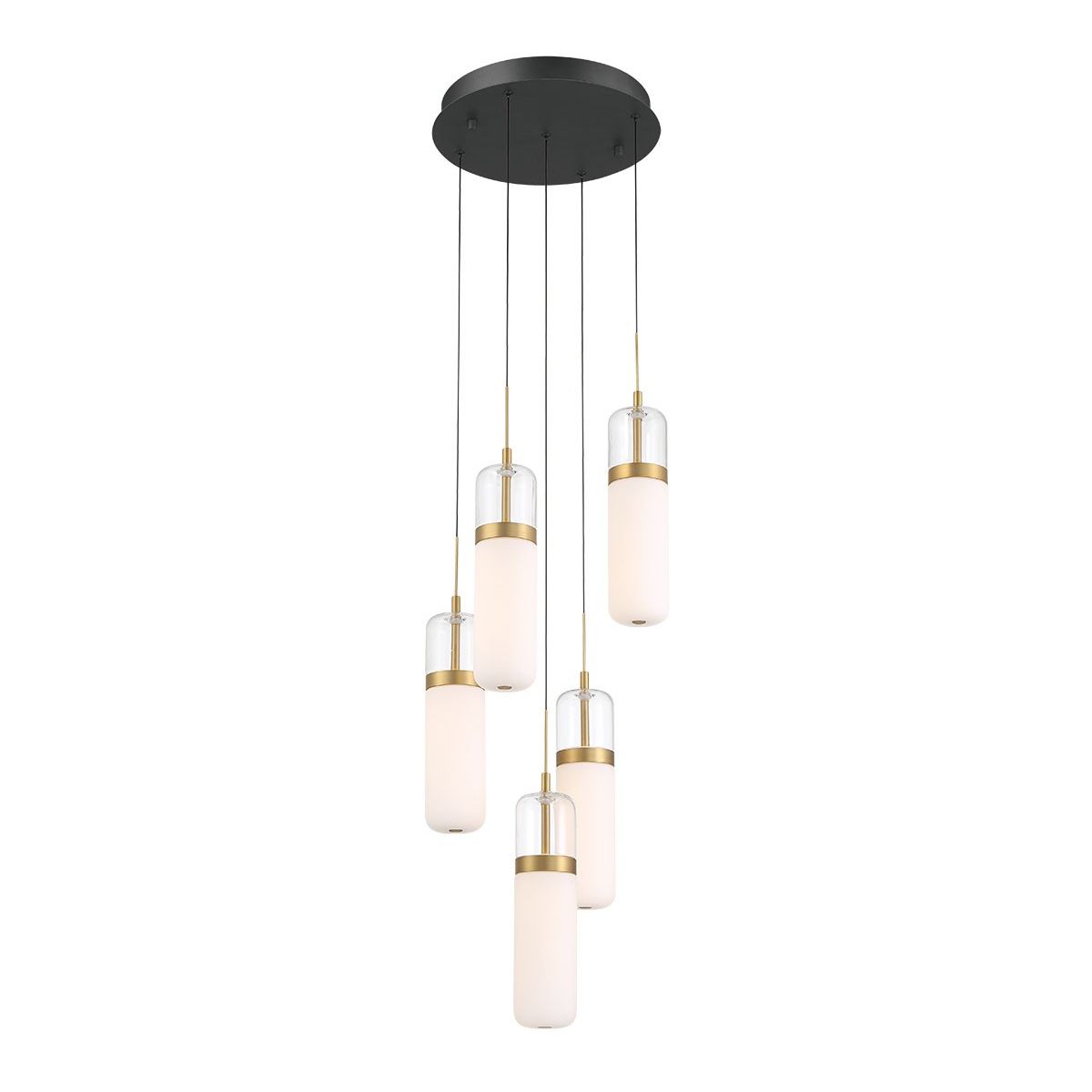 Lib & Co. Canada - 12264-02 - LED Chandelier - Verona - Matte Black