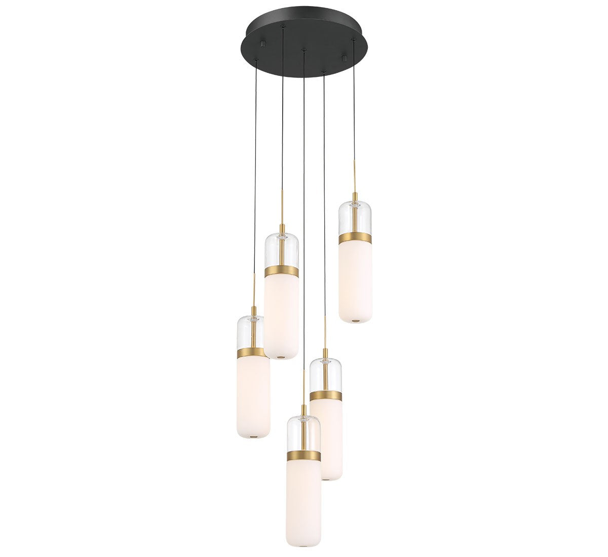 Lib & Co. Canada - 12264-02 - LED Chandelier - Verona - Matte Black
