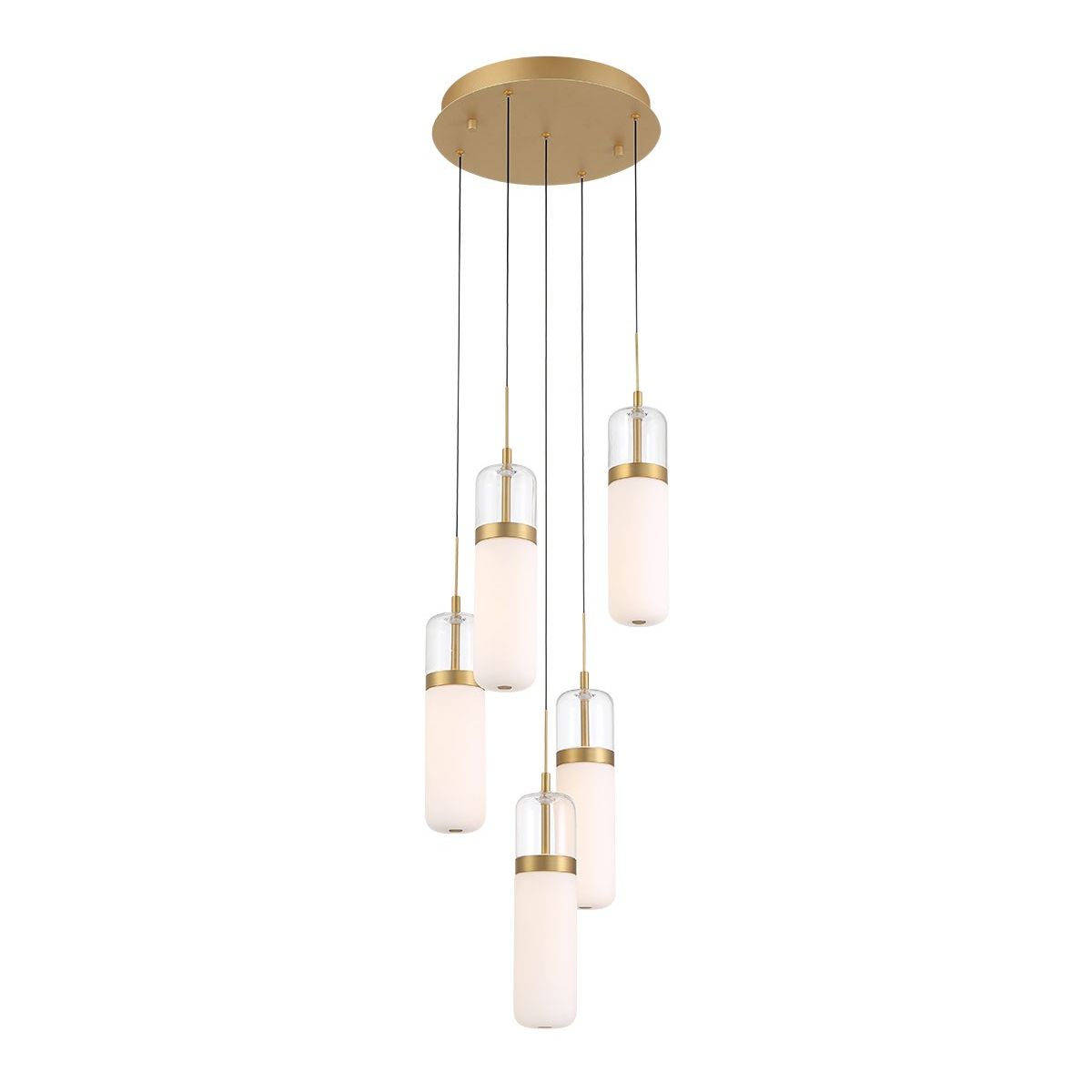 Lib & Co. Canada - 12264-030 - LED Chandelier - Verona - Painted Antique Brass