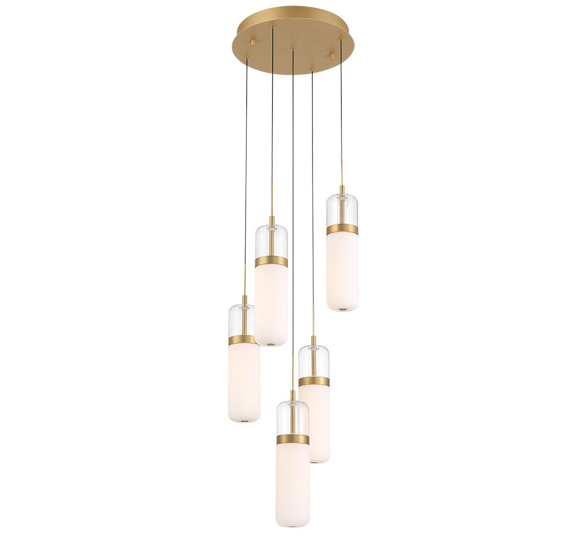Lib & Co. Canada - 12264-030 - LED Chandelier - Verona - Painted Antique Brass