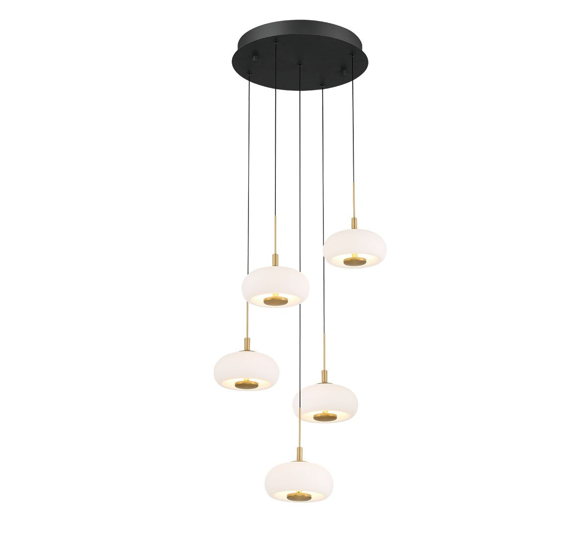 Lib & Co. Canada - 12265-02 - LED Chandelier - Adelfia - Matte Black