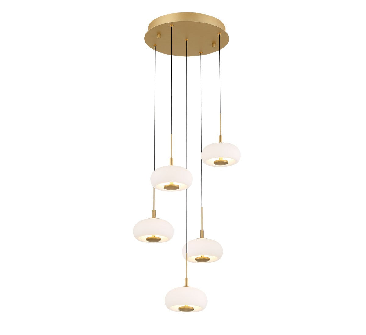 Lib & Co. Canada - 12265-030 - LED Chandelier - Adelfia - Painted Antique Brass