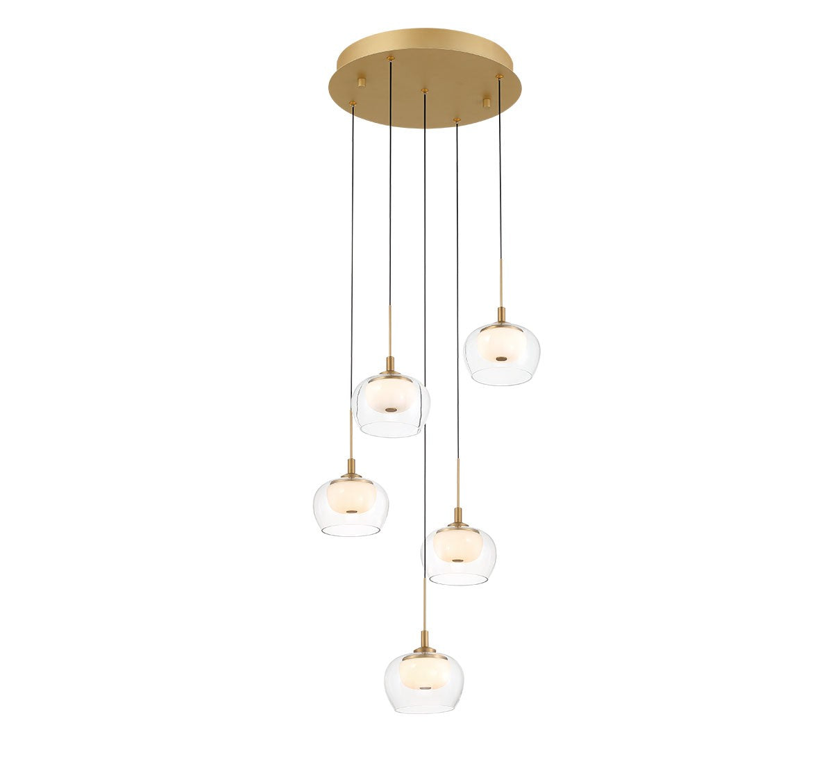 Lib & Co. Canada - 12266-02 - LED Chandelier - Manarola - Matte Black
