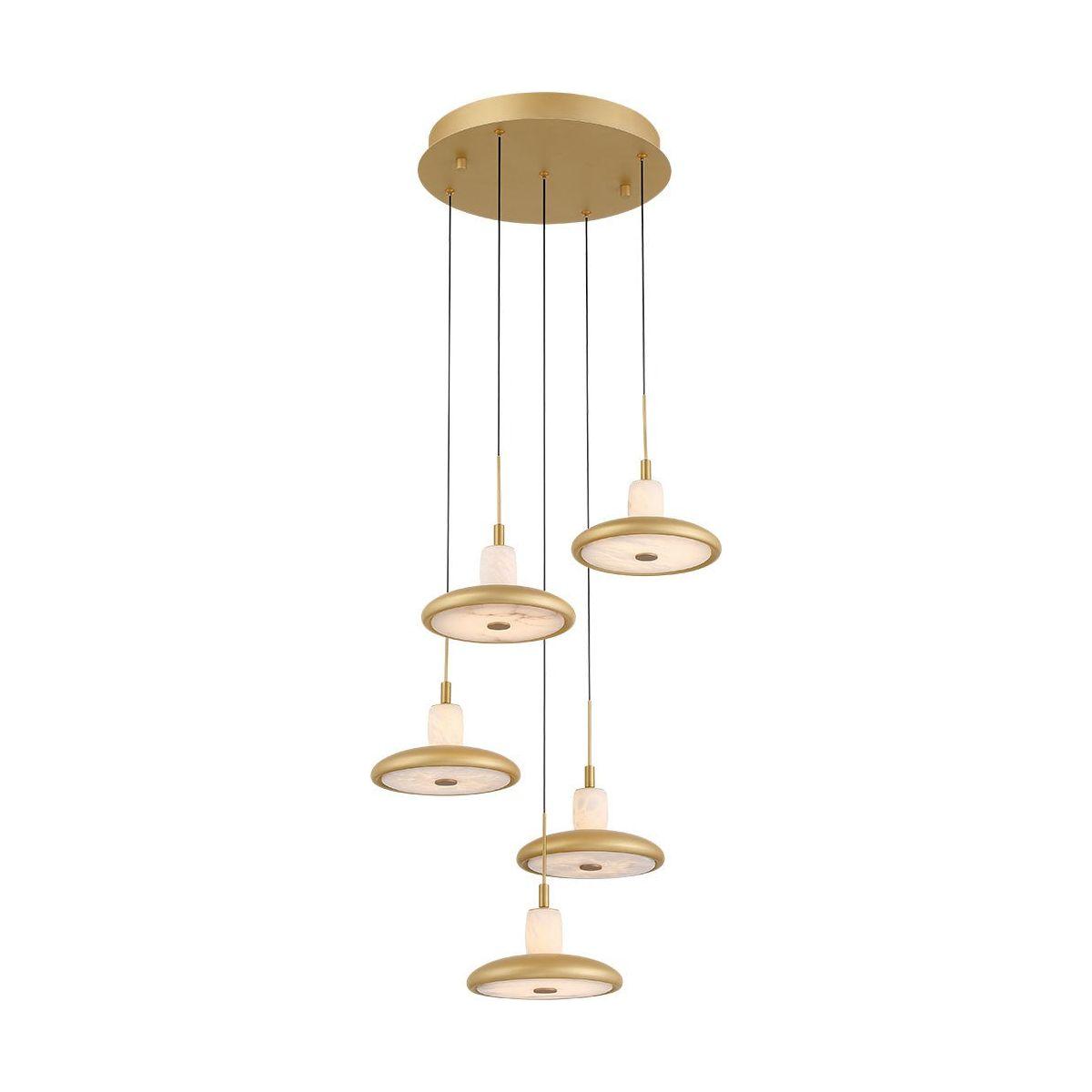 Lib & Co. Canada - 12268-030 - LED Chandelier - Mantova - Painted Antique Brass