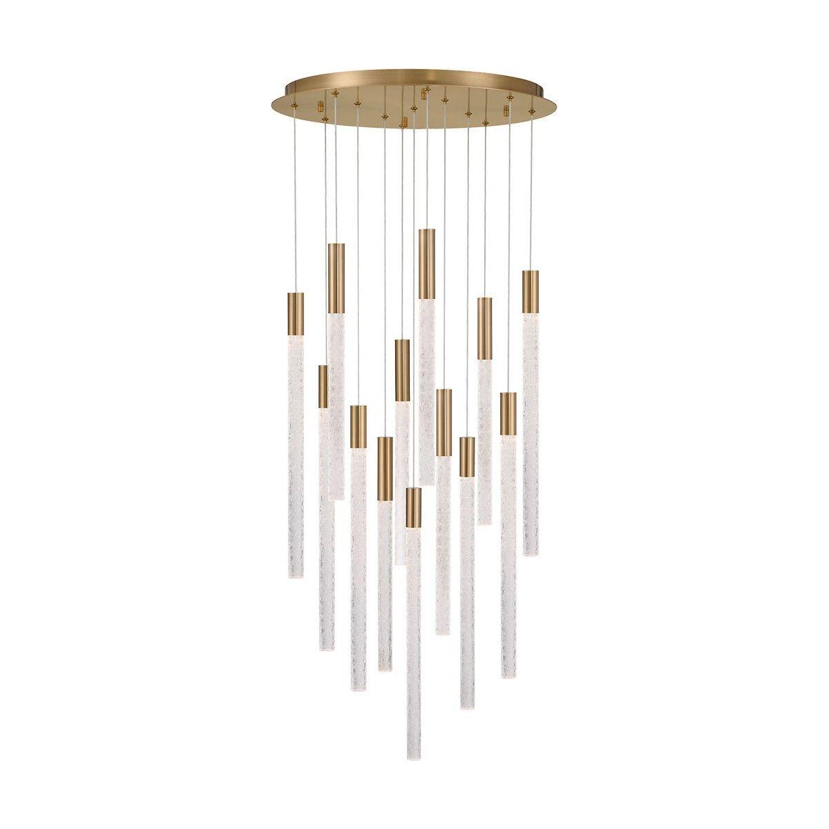 Lib & Co. Canada - 12272-037 - LED Chandelier - Gravina - Brushed Brass
